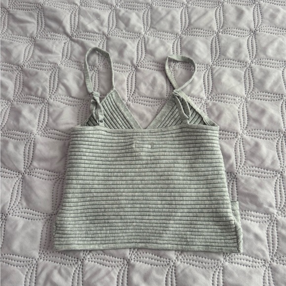 Aerie Green Ribbed Wrap Camisole - Picture 3 of 3